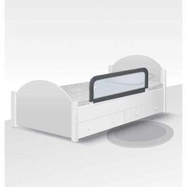 Safety 1st Riel Barrera de Cama Portátil y Plegable para Niños Gris - Ultra Compacto (66cm), Ideal Viajes, Colchones 10-24cm