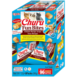 Churu Cat Fun Bites Receta Atún 12x8 gr Churu Cat Fun Bites Receta Atún 12x8 gr Precio: 6.5899999. SKU: B1J2A9H67H