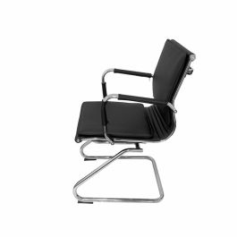 Silla de Recepción Yeste Confidente Patín P&C Negro Silla de Recepción Yeste Confidente Patín P&C Negro