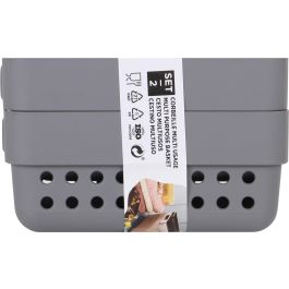 Cesta Multiusos Confortime 12 x 7.5 x 5 cm - Set de 2 (36 Unidades) Cesta Multiusos Confortime 12 x 7.5 x 5 cm - Set de 2 (36 Unidades)