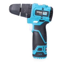 Koma Tools 12v-tpb-k Kit Taladro Percutor Brushless 12V 32Nm 2 Velocidades con Batería 2.0Ah, Cargador, Puntas y Maletín