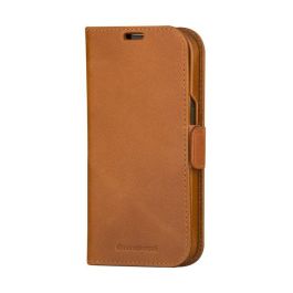 dbramante1928 Funda Cartera 2 en 1 Lynge para iPhone 15 Pro, Piel, Tan