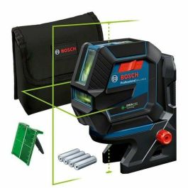 Bosch GCL 2-50 G + RM 10 Láser combinado de líneas y puntos de plomada verdes, alta visibilidad, protección IP64, 15 m de alcance para líneas