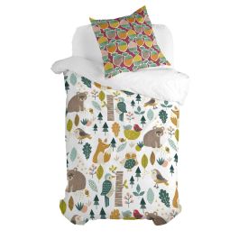 Juego de funda nórdica HappyFriday Moshi Moshi Harvestwood Multicolor Cama de 80 2 Piezas Precio: 46.49999992. SKU: B1ESYFVW83