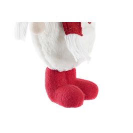 Figura Navidad Tradicional DKD Home Decor Rojo Blanco 11 x 28 x 17 cm (2 Unidades)