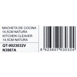 Macheta de cocina Natura 14.5 cm - Quttin (24 Unidades) Macheta de cocina Natura 14.5 cm - Quttin (24 Unidades)