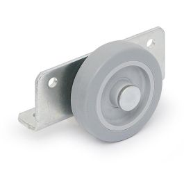 Q&Q Rueda Goma Gris Ø50mm Gori con Soporte Angular Zincado Precio: 1.5900005. SKU: B1BY8LMBRK