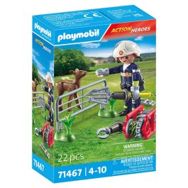 Playmobil Misión Bomberos: Rescate Animal 71467, Set de Juego con Bombero y Cervatillo para Niños +4 Años Precio: 10.58999986. SKU: B1EWQ72YS9
