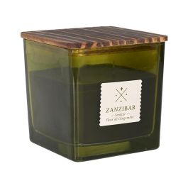 Home Deco Factory Vela Perfumada Colección Cocooning Nairobi, Dakar, Zanzibar Vidrio Tapa Madera 550g 40h