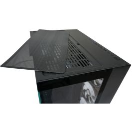 LC-Power 809B Midi Tower PC Gaming Negro ATX/EATX/microATX/Mini-ITX con Ventana Lateral y Panel de Vidrio Templado
