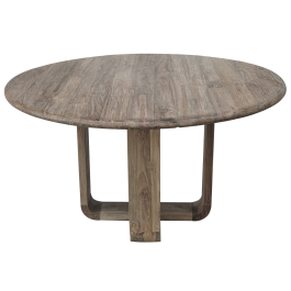 DKD Home Decor 2c24 Mesa Redonda Comedor Moderno Teca Reciclada Natural 140x140x78 cm Precio: 841.49999945. SKU: B1A9RT7TW6