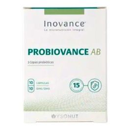 INOVANCE Probiovance Ab 10 Cápsulas - Complemento alimenticio a base de probióticos para el equilibrio de la flora intestinal Precio: 14.4999998. SKU: B1ETNWYJTY