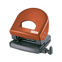 Petrus Taladrador 62 Rojo Capacidad 20 Hojas - Taladro de Metal Resistente de 2 Agujeros, Capacidad hasta 30 Hojas, Robusto y Fiable