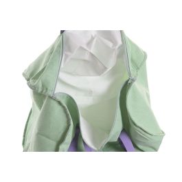 DKD Home Decor Bolsa Mediterraneo Azul Verde Blanco Roto Canvas 60 x 38 x 38 cm (3 Unidades)