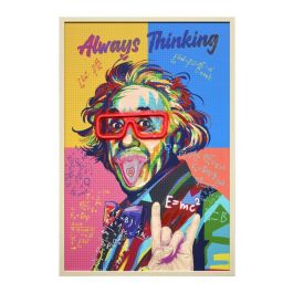 DKD Home Decor Cuadro Moderno Einstein Lienzo Multicolor 63x3x93 cm (2 Unidades) Precio: 133.59000039. SKU: B186ZNZZPL