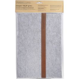 Ultron NB Tasche RealLife keeper Funda para portátil de 13,3" (33cm) de fieltro Gris Resistente a rayones