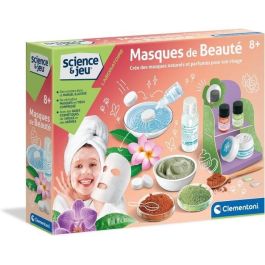Clementoni Science & Jeu: Kit Científico para Crear Máscaras de Belleza Faciales Naturales y Delicadas, Incluye Manual Ilustrado