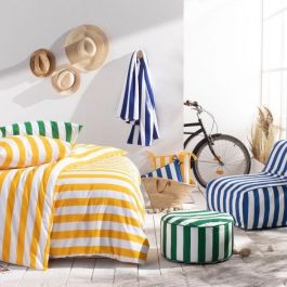 Set de cama - Today Summer Stripes - 240x220 cm - 2 personas - Algodón impreso apresurado