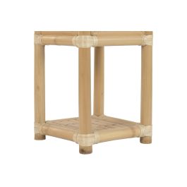 DKD Home Decor Macetero Tropical Natural Bambú y Ratan 35 x 76 x 35 cm