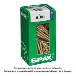 Spax 4081020500607 Tornillo Madera 5,0x60mm Cabeza Plana Yellox Rosca Completa 4CUT Z2 75 Uds. Precio: 8.88999947. SKU: S7913937