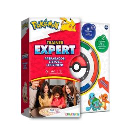 Jazwares 50230 Pokémon Trainer Expert Juego de Mesa Maestro del Juego para Adivinar Pokémon con Pistas