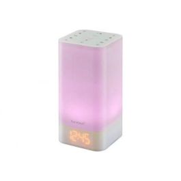 DESPERTADOR SUNSTECH FRLAMP2 - FM - 10 PRESINTONIAS - SONIDO/ILUMINACION LED GRADUAL - PANTALLA LED 1.78CM - ALARMA DUAL - BOTÓN CONTROL TÁCTIL