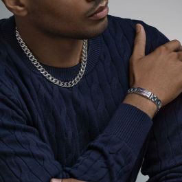 Collar Hombre Tommy Hilfiger WILD Plateado