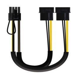 Nanocable 10.19.1201 Cable Alimentación Tarjeta Gráfica PCI-e 6+2 PIN (8 Pin) a 2x Molex Macho 20cm Precio: 5.50000055. SKU: S0224313