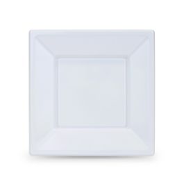 Set de 6 platos cuadrados premium de plástico Algon 18 cm (36 Cajas) Set de 6 platos cuadrados premium de plástico Algon 18 cm (36 Cajas)