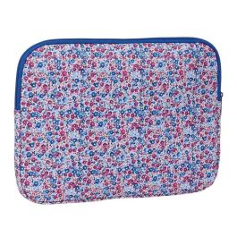 Funda para Portátil Nait Nait Flores coimbra azul Azul 34 x 25 x 2 cm