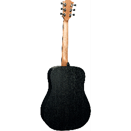 Lag Guitarra Acústica Dreadnought Tramontane 70 Negro Satinado Tapa Abeto Engelmann Fondo y Aros Caoba 6 Cuerdas