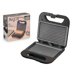 Sandwichera Grill Negra 750W Argon 22X8CM (6 Unidades) Sandwichera Grill Negra 750W Argon 22X8CM (6 Unidades)