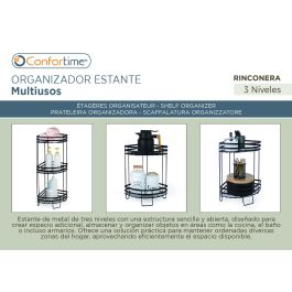 Estantería metálica rinconera 3 niveles - Inde (4 Unidades) Estantería metálica rinconera 3 niveles - Inde (4 Unidades)