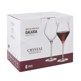 Bohemia Set de 6 Copas de Vino de 400 cc - Colección Galaxia (4 Cajas)