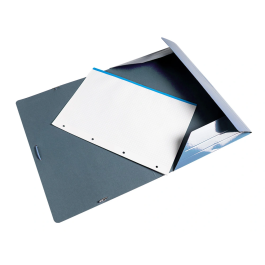 Liderpapel Carpeta Gomas Tres Solapas Cartón Plastificado Folio Colores Pasteles Surtidos