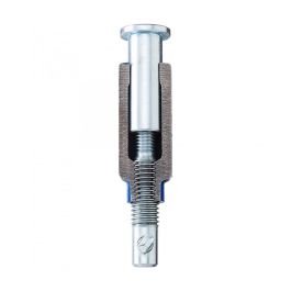 Piher Aprieto F-40cm Sargento, Ref. 04040, Alcance 12cm, Fuerza Máxima 900kg, Llanta Acero, Freno Antideslizante