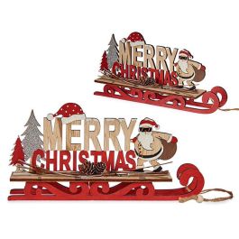 Krist+ Trineo de Madera Merry Christmas C Papa Noel 5.8x15x30 cm Decoración Navideña (Set de 12) Precio: 29.58999945. SKU: B1CKM744J4