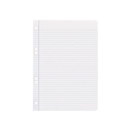 Recambio Liderpapel Cuarto 100 Hojas 60 gr-M2 Horizontal Con Margen 6 Taladros