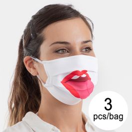 Mascarilla Higiénica de Tela Reutilizable Tongue Luanvi Talla M Pack de 3 uds Precio: 1.88999943. SKU: S3206856