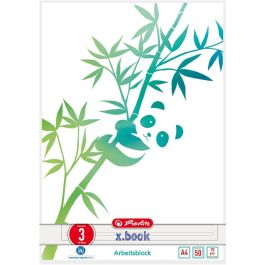 Herlitz Cuaderno Arbeitsblock A4 GREENline 50 Hojas 70g/m² Papel Rayado Verde/Blanco con Panda Precio: 12.50000059. SKU: B16FZ77CJQ