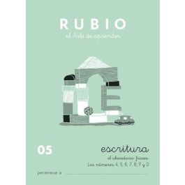 Rubio Cuaderno Caligrafía Nº 05, desarrollo destrezas motrices, certificado FSC, 15x213x155 mm Precio: 11.49999968. SKU: S8422712