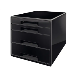 Leitz Fichero Cajones Sobremesa Dual Desk Cube, 2 Cajones Grandes y 2 Pequeños, Negro/Antracita Precio: 110.3883. SKU: B1KETSHYXZ