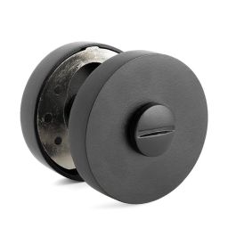 Jandel Juego Muletilla Desbloqueo Zamak 50x10 Cromo Cepillado, Acabado Negro para Puertas