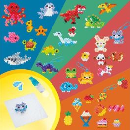 Aquabeads 35072 - Caja Creativa 4 en 1 con 1900 Cuentas para Creaciones en Spray