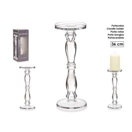 Candelabro Cristal Anillo L 36Cm Giftdecor (6 Unidades) Precio: 85.49999997. SKU: B15E7GPKXA