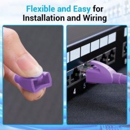 Funda Conector RJ45 Vention IODV0-100 Morado Funda Conector RJ45 Vention IODV0-100 Morado