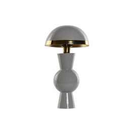 DKD Home Decor Lámpara de Sobremesa Moderna de Metal Gris y Dorado, para bombilla E27 LED, 26x26x47.5 cm Precio: 34.50000037. SKU: B1AAW89YDN