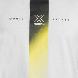 Camiseta Deportiva de Manga Corta Munich Athletic Challenge Blanco