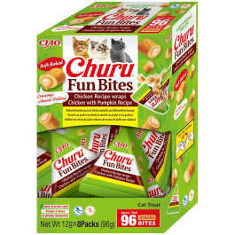 Churu Cat Fun Bites Snacks Húmedos Pollo y Calabaza 12x8 gr Precio: 6.5899999. SKU: B15T4A92QA
