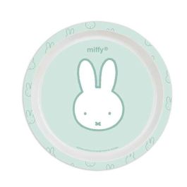 Set De Platos Cubiertos Y Vaso Safta Miffy Menta 260x260x90 mm Set De Platos Cubiertos Y Vaso Safta Miffy Menta 260x260x90 mm